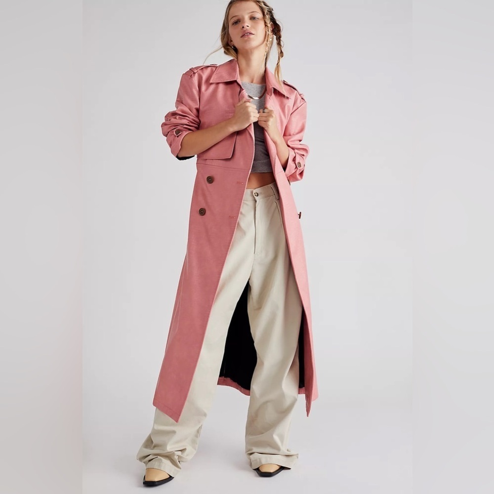 Free people Morrison Vegan Trench coat